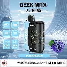 GEEK MAX ULTRA 30K BLUE RAZZ ICE  Vape Ocean