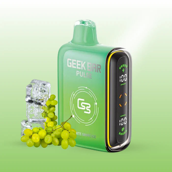 GEEKBAR PULSE 9000 WHITE GRAPE ICE
