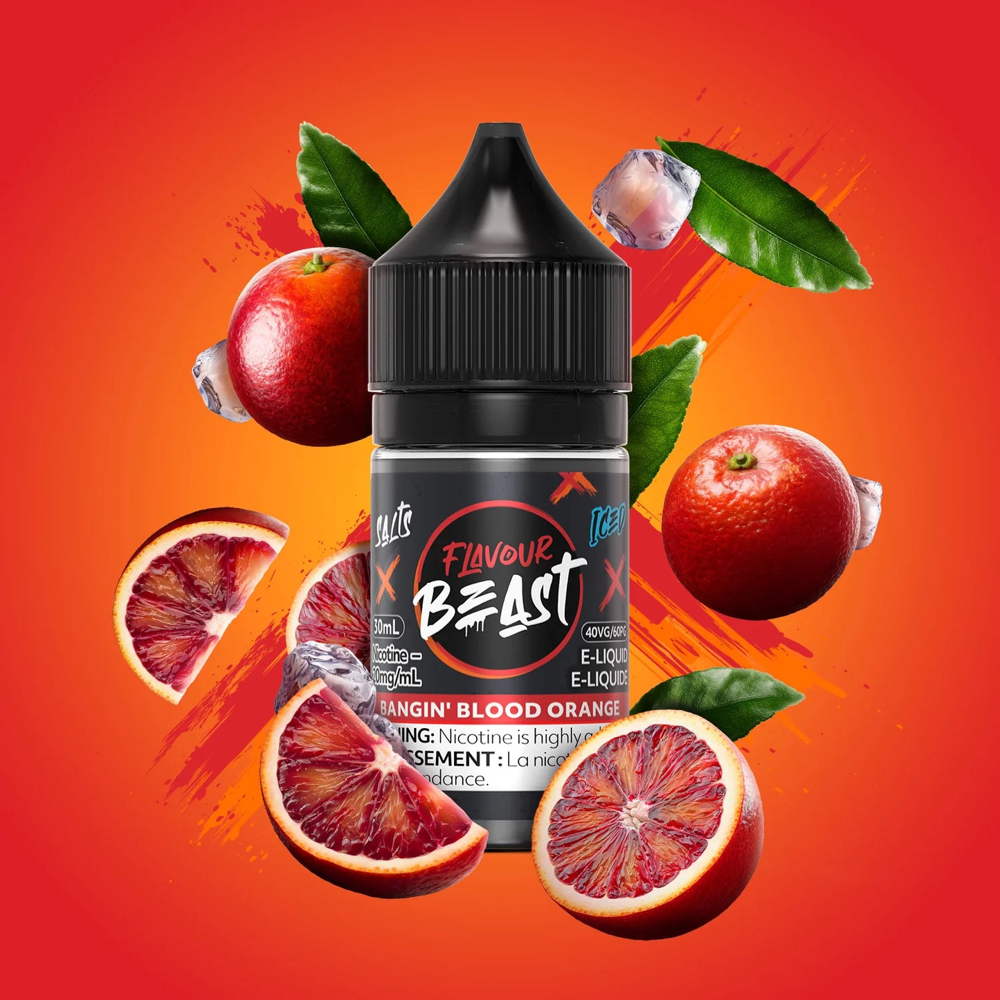 FLAVOUR BEAST ELIQUID BANGIN BLOOD ORANGE 10mg 30ml