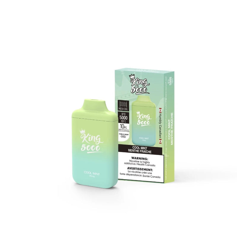 KING 6000 COOL MINT NICOTINE FREE