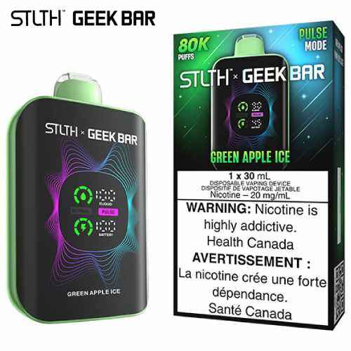 STLTH x GEEK BAR 80K GREEN APPLE ICE
