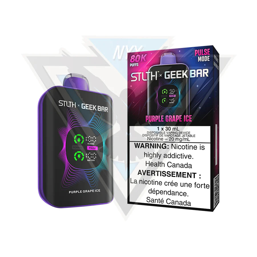 STLTH x GEEK BAR 80K PURPLE GRAPE ICE