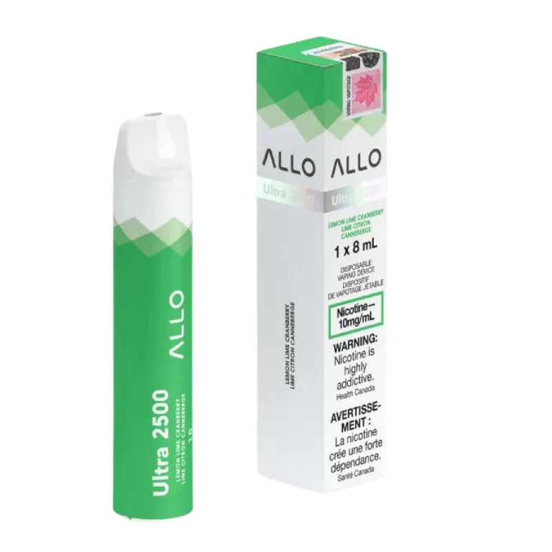 ALLO 2500 LEMON LIME CRANBERRY 10mg