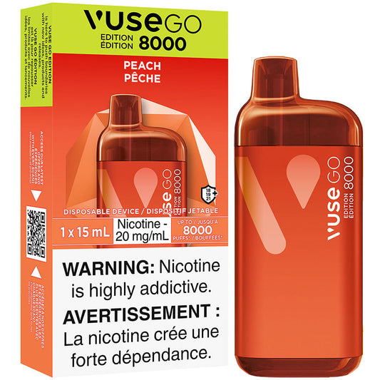 VUSE GO 8000 PEACH