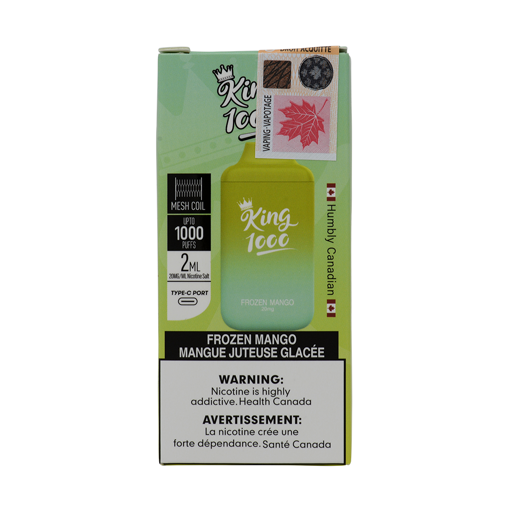 KING 6000 FROZEN MANGO NICOTINE FREE