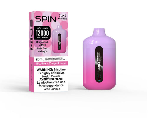 SPIN 12000 DRAGONFRUIT LYCHEE