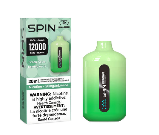 SPIN 12000 GREEN APPLE