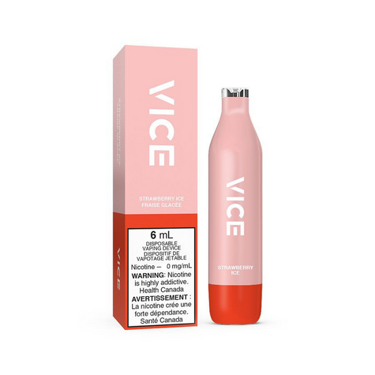 Vice 2500 STRAWBERRY ICE NICOTINE FREE