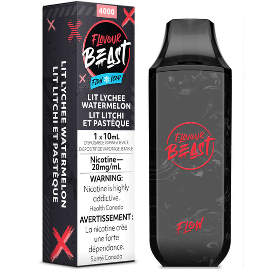 FLAVOUR BEAST FLOW LIT LYCHEE WATERMELON ICED