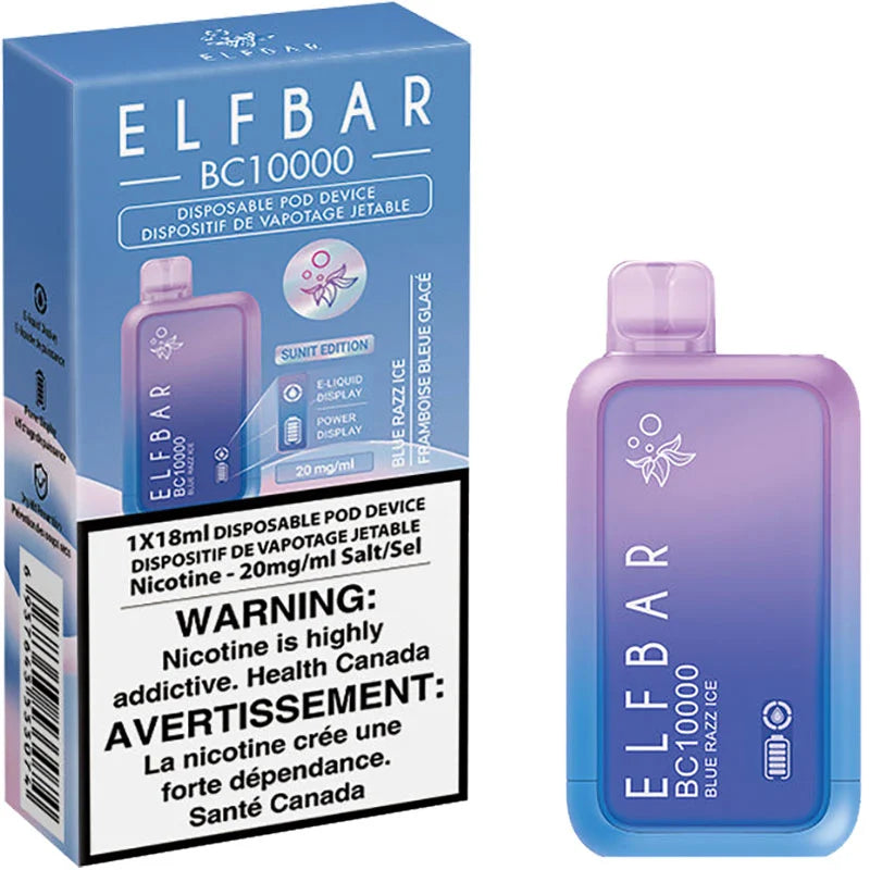 ELFBAR BC10000 BLUE RAZZ ICE