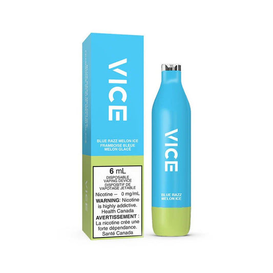 Vice 2500 BLUE RAZZ MELON ICE NICOTINE FREE