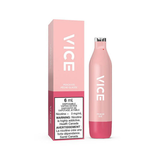 Vice 2500 PEACH ICE NICOTINE FREE