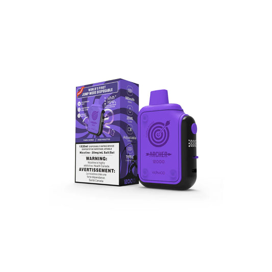 VAPMOD ARCHER 12000 PURPLE WING