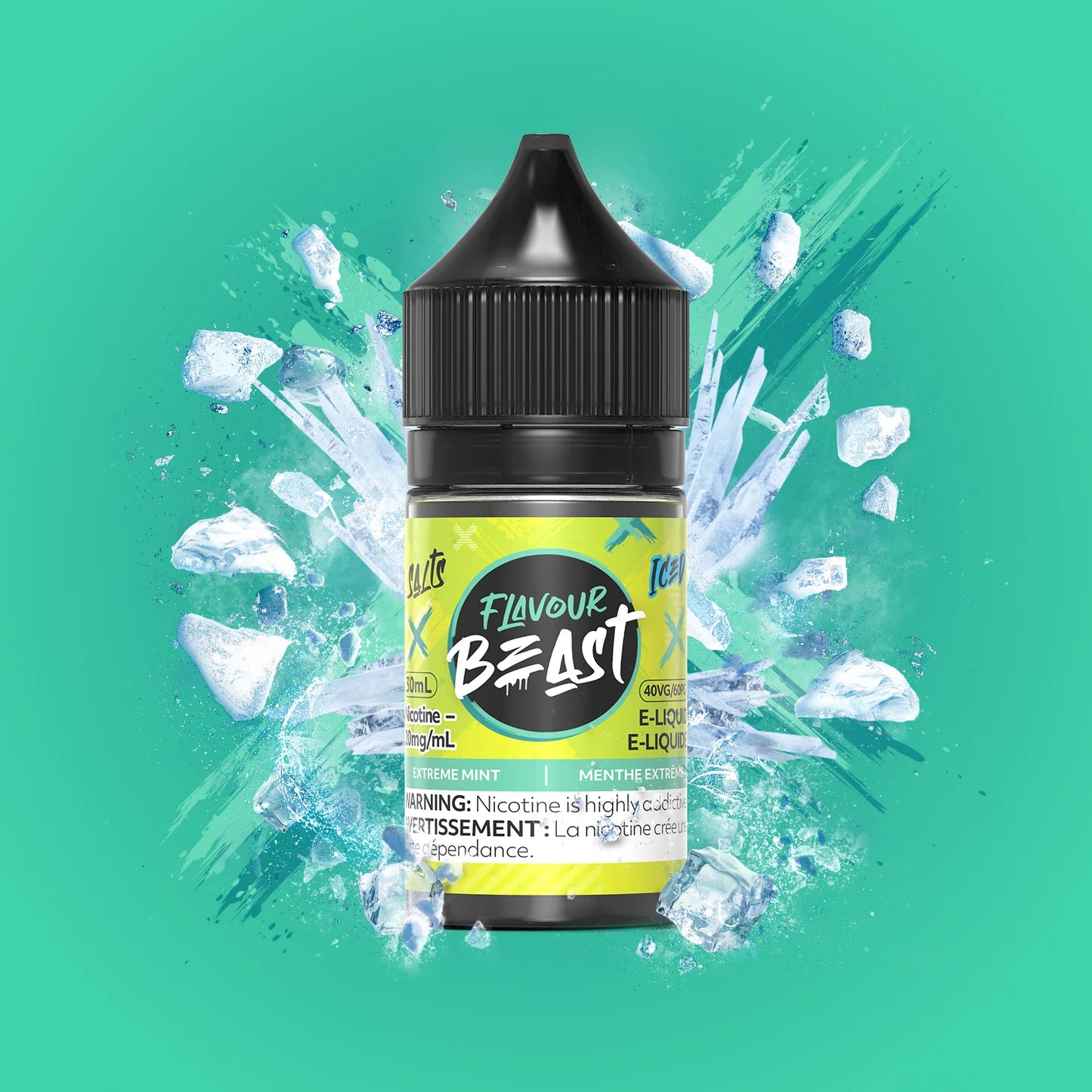 FLAVOUR BEAST ELIQUID EXTREME MINT ICED 20mg 30ml