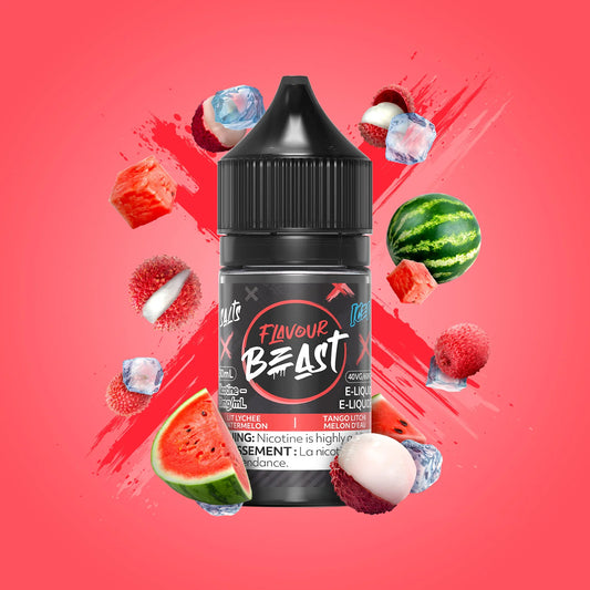 FLAVOUR BEAST ELIQUID LIT LYCHEE WATERMELON ICED 10mg 30ml