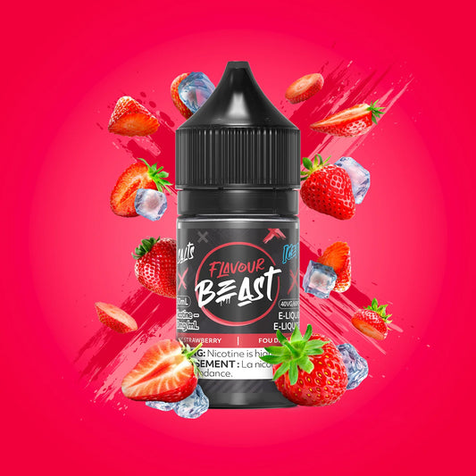 FLAVOUR BEAST ELIQUID SIC STRAWBERRY ICED 20mg 30ml