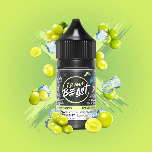 FLAVOUR BEAST ELIQUID WILD WHITE GRAPE ICED 20mg 30ml