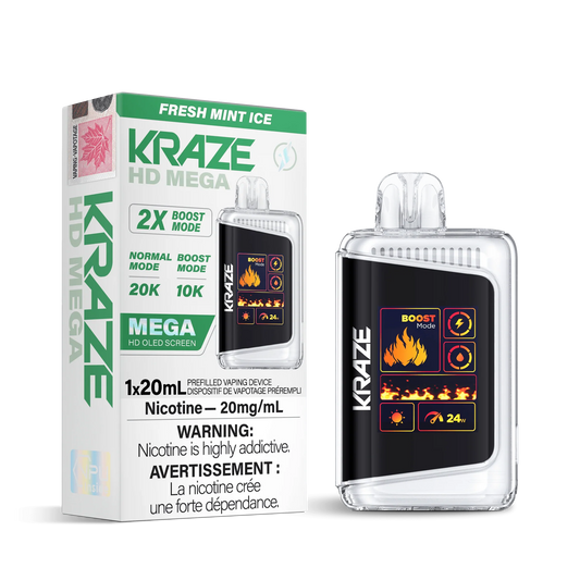 KRAZE HD MEGA 20K FRESH MINT ICE