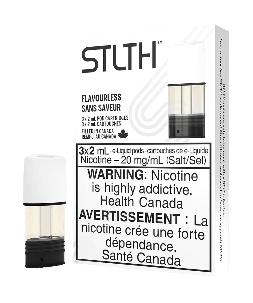 STLTH POD FLAVOURLESS (3x2ml)