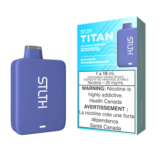 STLTH TITAN BLUE RAZZ ICE