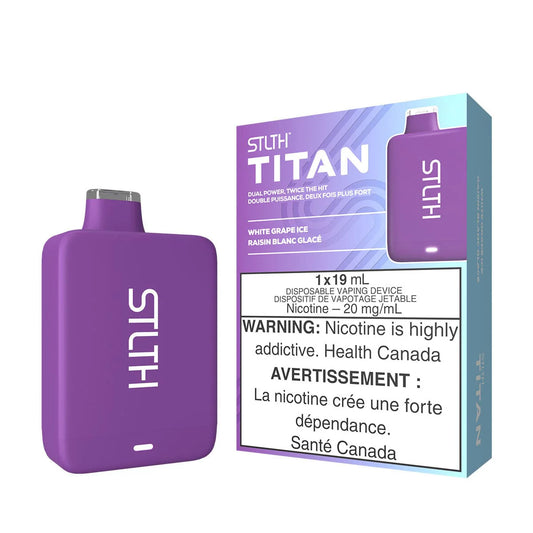 STLTH TITAN WHITE GRAPE ICE