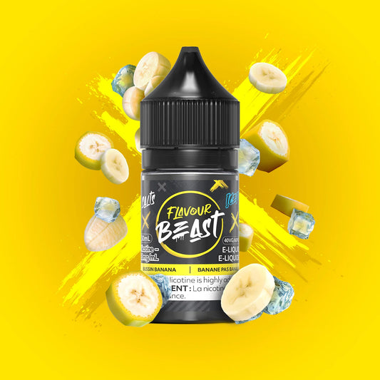 FLAVOUR BEAST ELIQUID BUSSIN BANANA ICED 20mg 30ml