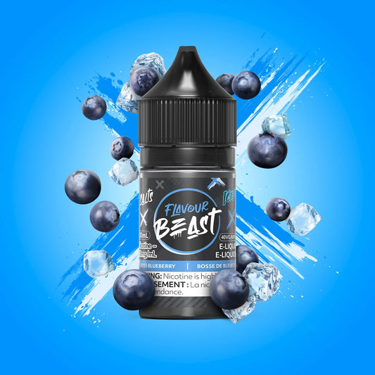 FLAVOUR BEAST ELIQUID BOSS BLUEBERRY ICED 10mg 30ml