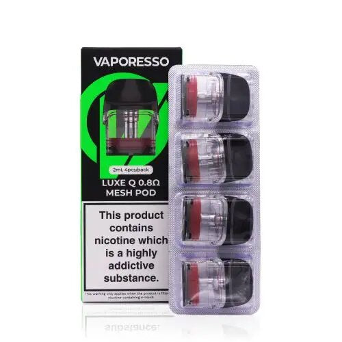 VAPORESSO LUXE Q 0.8 OHM REPLACEMENT POD (4 PACK)