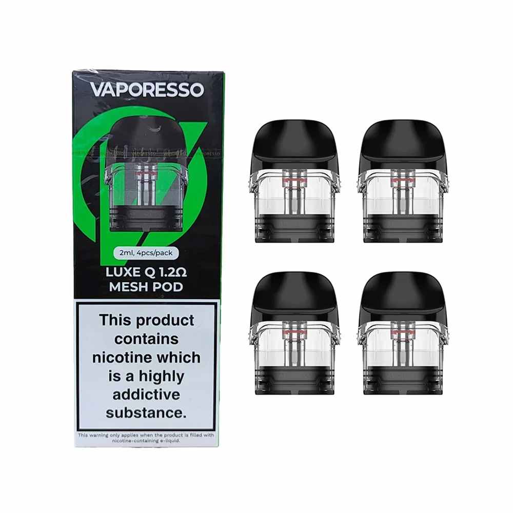 VAPORESSO LUXE Q 1.2 OHM REPLACEMENT POD (4 PACK)