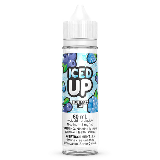 ICED UP ELIQUID BLUE RAZZ ICE 3mg 60ml