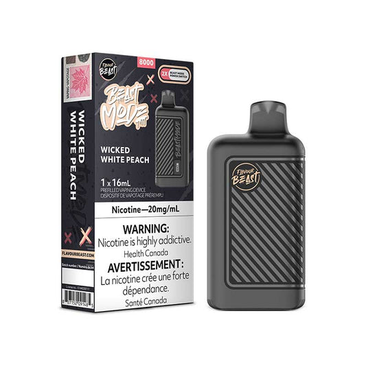 FLAVOUR BEAST 8K BEAST MODE WICKED WHITE PEACH