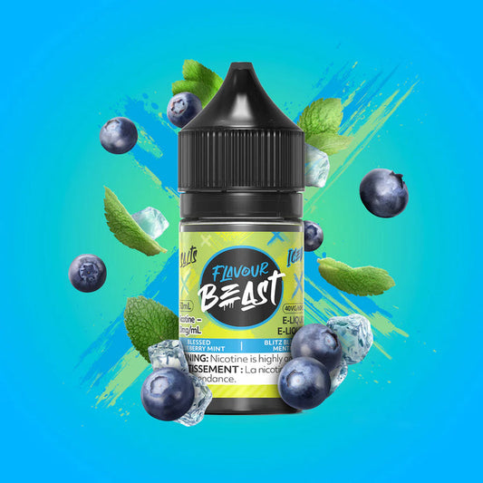 FLAVOUR BEAST ELIQUID BLESSED BLUEBERRY MINT ICED 20mg 30ml