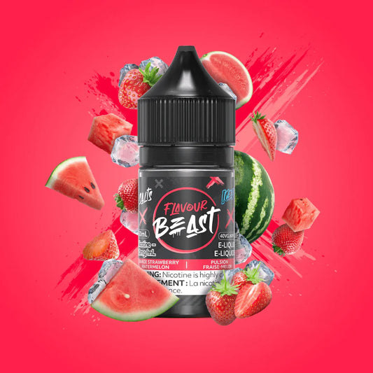 FLAVOUR BEAST ELIQUID SAVAGE STRAWBERRY WATERMELON ICED 20mg 30ml