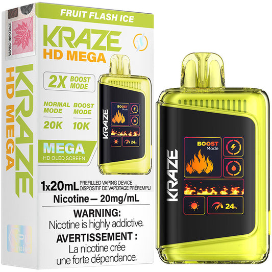 KRAZE HD MEGA 20K FRUIT FLASH ICE