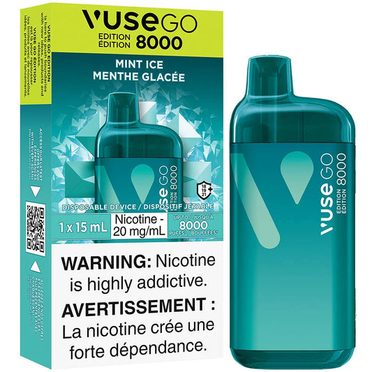 VUSE GO 8000 MINT ICE (ON)