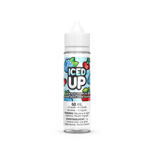 ICED UP ELIQUID BLUE RAZZ CHERRY ICE 3mg 60ml