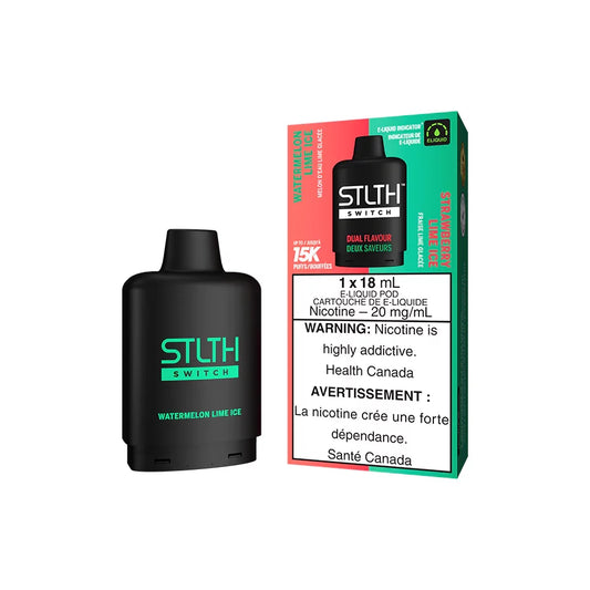 STLTH SWITCH 15K WATERMELON LIME ICE AND STRAWBERRY LIME ICE