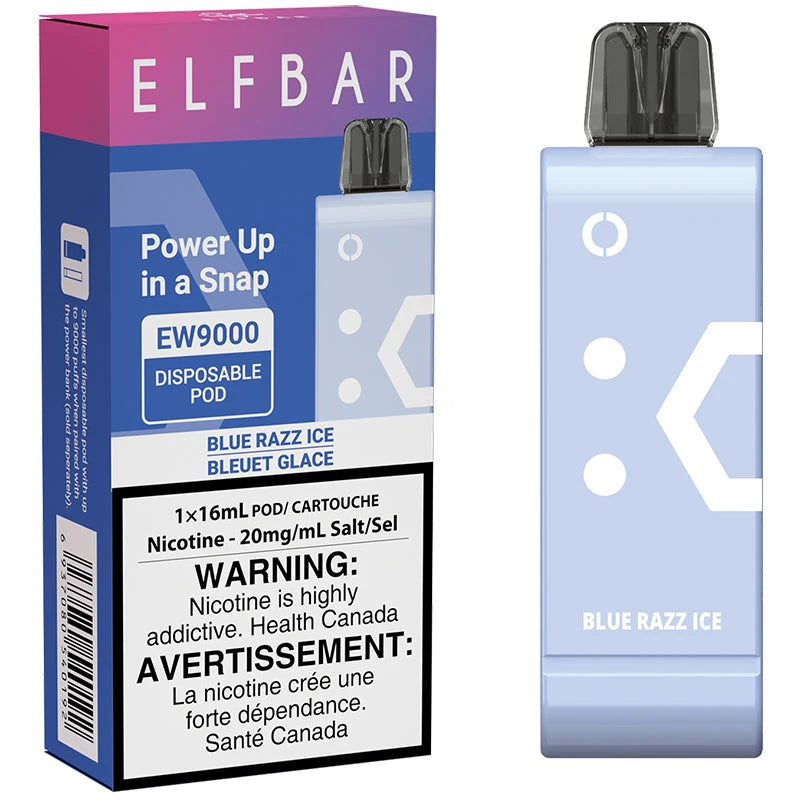 ELFBAR EW9000 POD BLUE RAZZ ICE