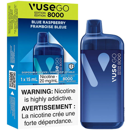 VUSE GO 8000 BLUE RASPBERRY