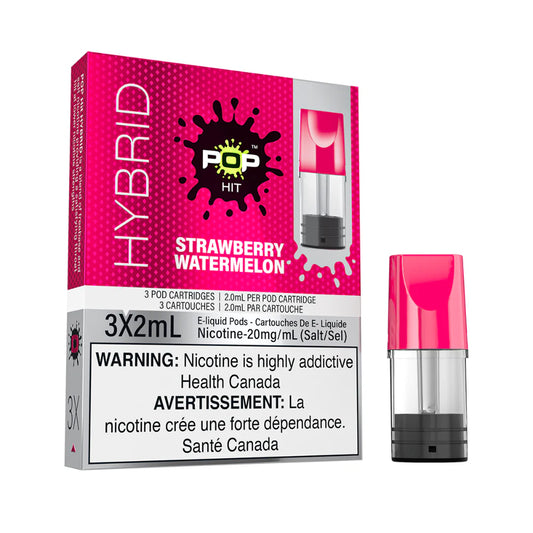 HYBRID POP HIT PODS STRAWBERRY WATERMELON (3x2ml)