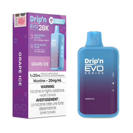 DRIPN EVO 28K GRAPE ICE