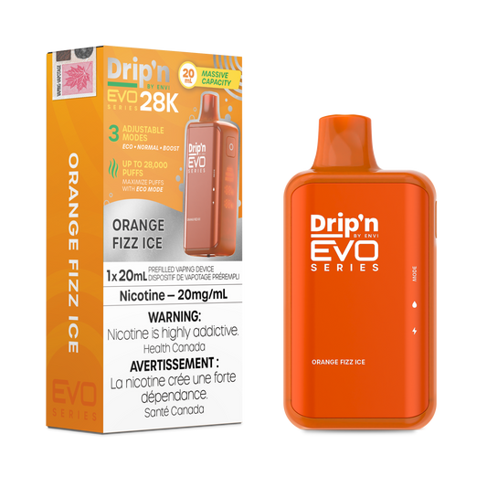 DRIPN EVO 28K ORANGE FIZZ ICE