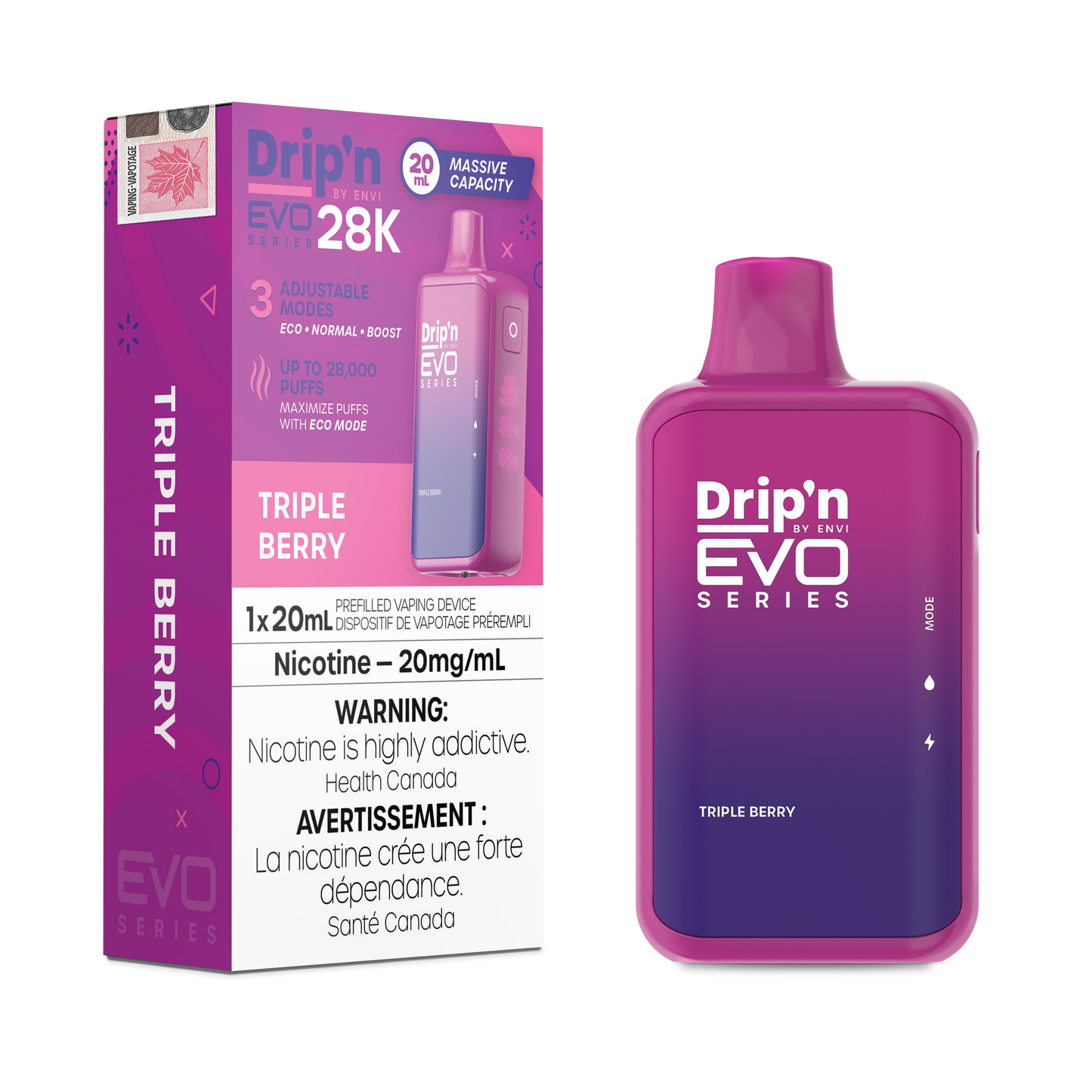 DRIPN EVO 28K TRIPLE BERRY