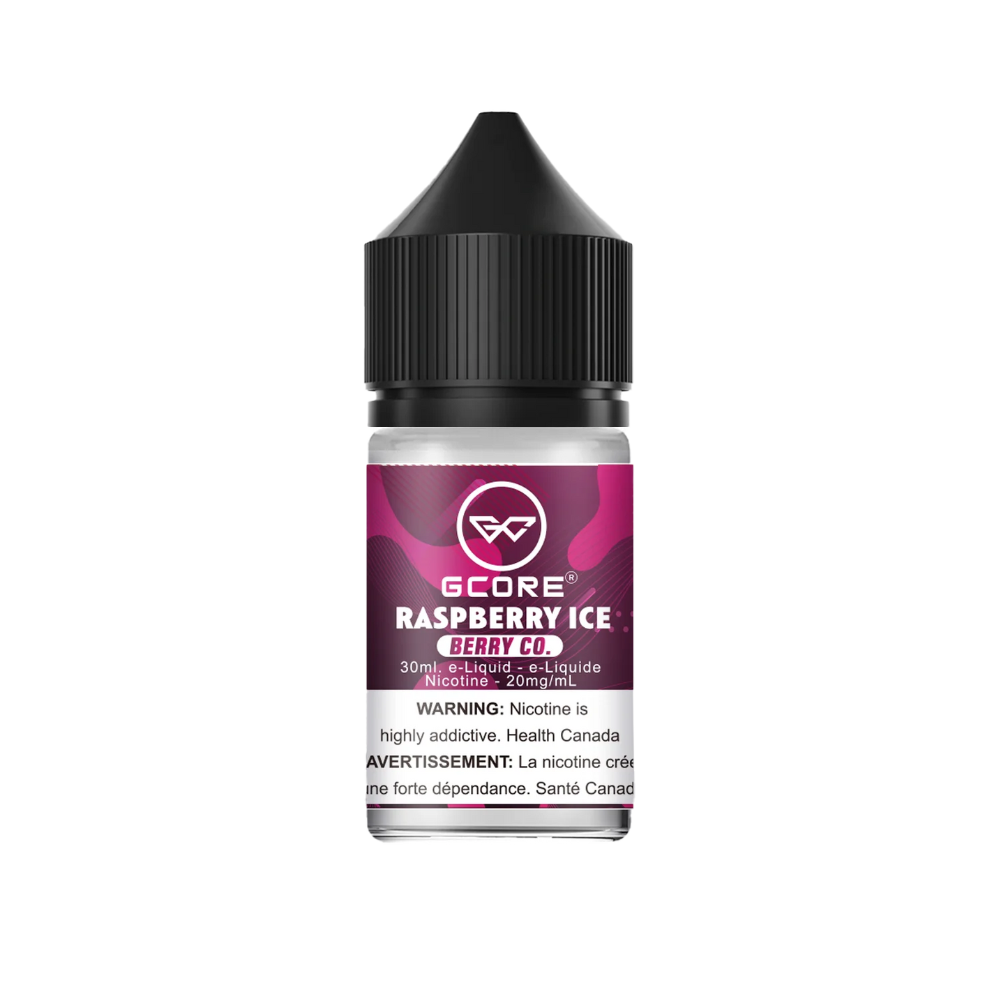 GCORE ELIQUID RASPBERRY ICE 20mg 30ml