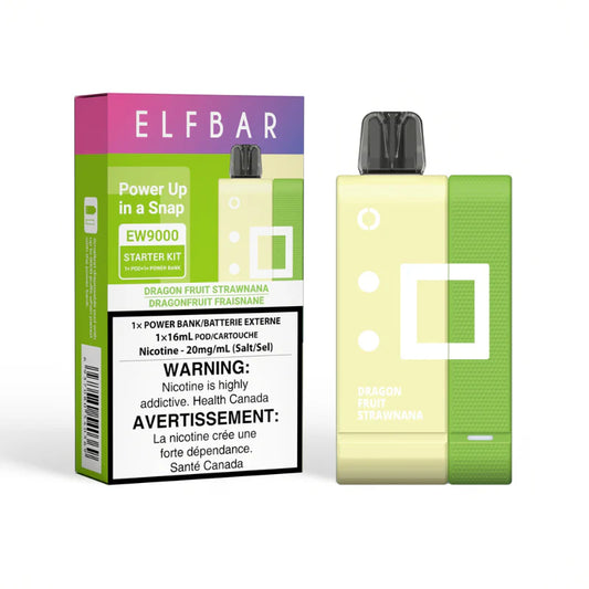 ELFBAR EW9000 STARTER KIT DRAGON FRUIT STRAWNANA