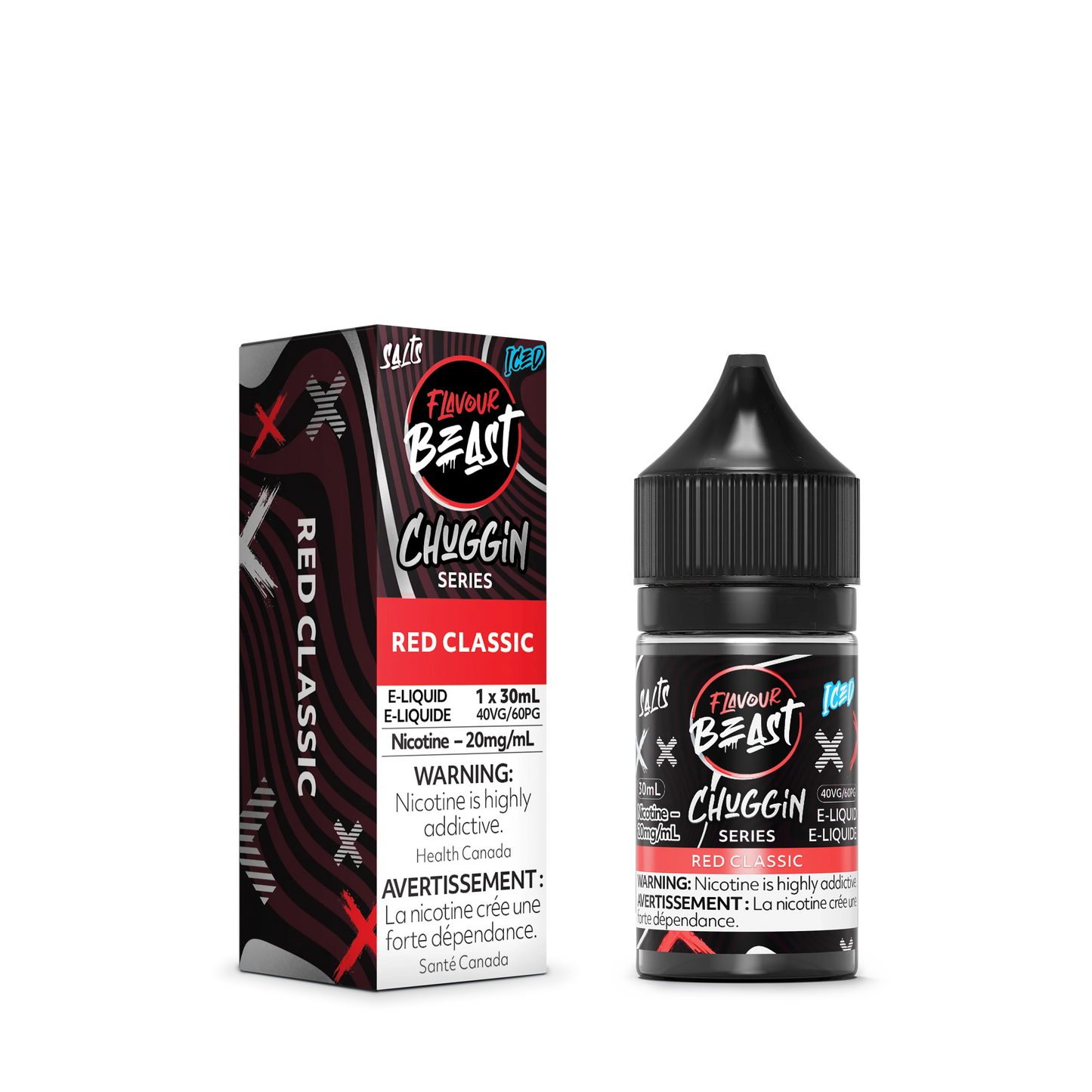 FLAVOUR BEAST ELIQUID CHUGGING RED CLASSIC 20mg 30ml