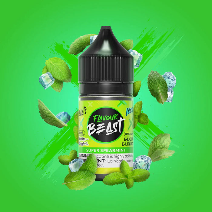 FLAVOUR BEAST ELIQUID  SUPER SPEARMINT ICED 20mg 30ml