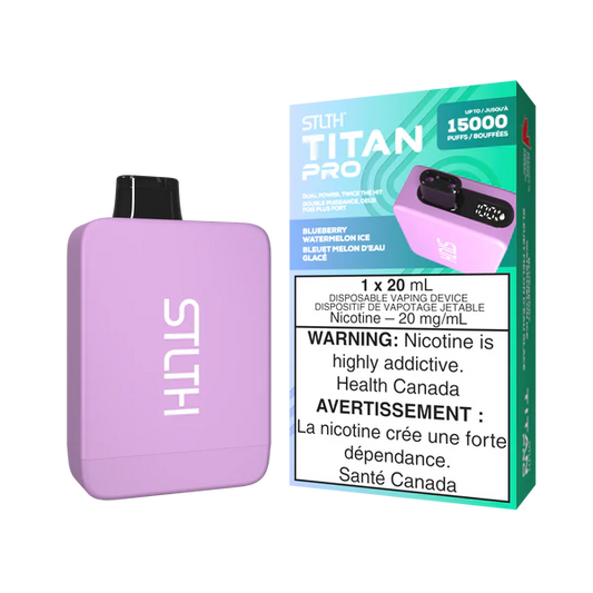 STLTH Titan Pro 15k blueberry watermelon ice