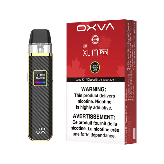 OXVA XLIM PRO VAPING KIT BLACK GOLD