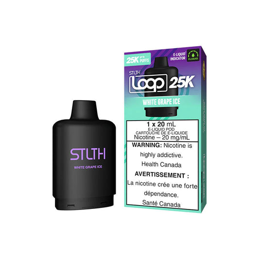 STLTH loop 25K White Grape Ice